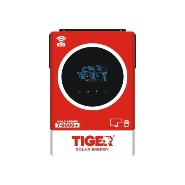 TIGER GOLD SERIES T-8000+6KW Built in Wifi & Dual Output - RGB Lights- Touch Display