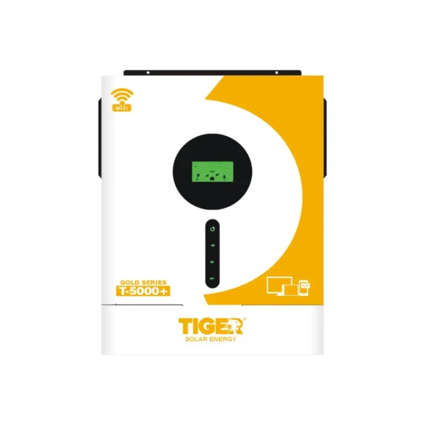 TIGER GOLD SERIES T-5000+3.6KW Built in Wifi & Dual Output - RGB Lights- Touch Display