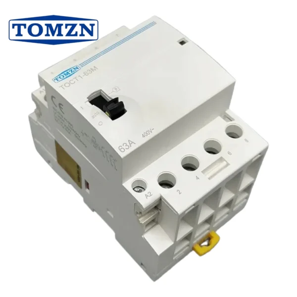 Tomzn TOCT1-63M 4P 63A 2NC 2NO 220V Din rail ac Modular contactor Tomzn Contacto - Image 2