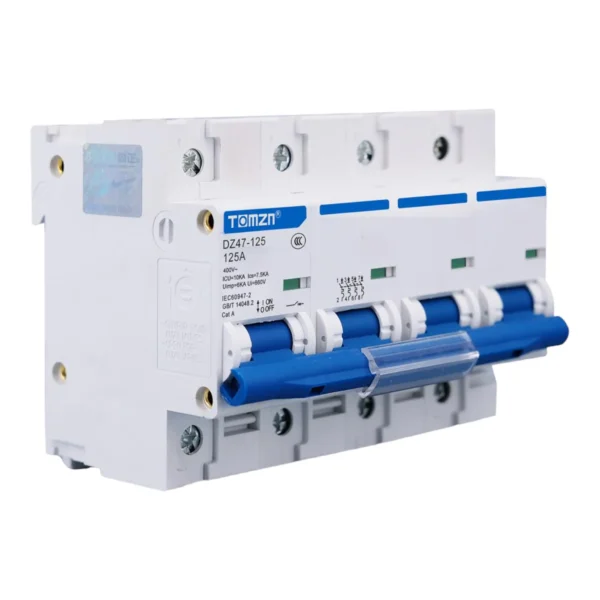 Tomzn 3Phase 4Pole AC 230/400V Circuit breaker 63A / 125A - Image 2