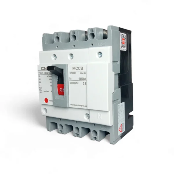 CNC YCM7-125 100A MCCB Three Phase AC Breaker - Image 3