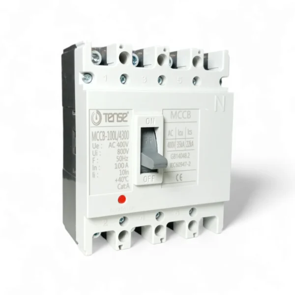 Tense MCCB100L/4300 100A MCCB 4Pole AC Breaker - Image 2