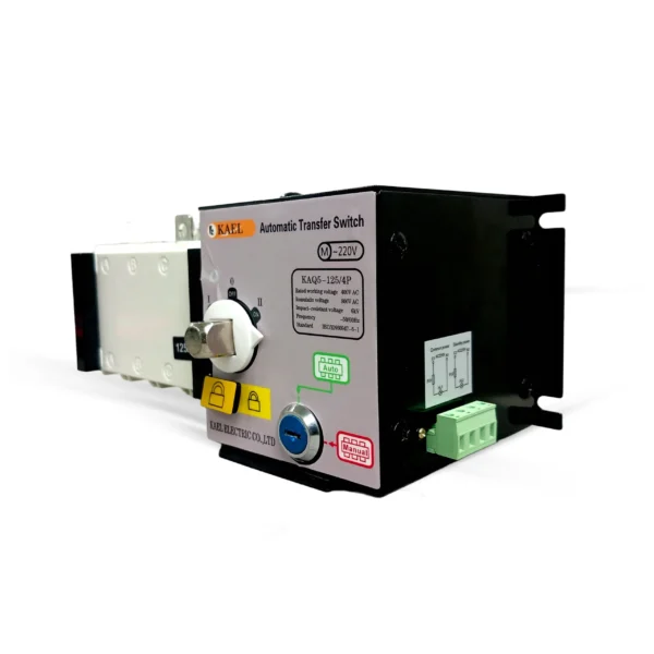 KAEL KAQ5-125/4P Handle Type 125A 4P AC Three Phase Din Rail 220V Dual Power Automatic Transfer Switch ATS KAEL KAQ5-125/4P Handle Type 125A 4P AC Three Phase Din Rail 220V Dual Power Automatic Transfer Switch ATS KAEL KAQ5-125/4P Handle Type 125A 4P AC Three Phase Din Rail 220V Dual Power Automatic Transfer Switch ATS KAEL KAQ5-125/4P Handle Type 125A 4P AC Three Phase Din Rail 220V Dual Power Automatic Transfer Switch ATS - Image 2