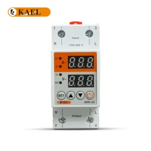 KAEL AVK-63 / AVK-40 63A AC Adjustable Voltages & Current Protector Relay KAEL AVK-63 / AVK-40 63A AC Adjustable Voltages & Current Protector Relay KAEL AVK-63 / AVK-40 63A AC Adjustable Voltages & Current Protector Rela